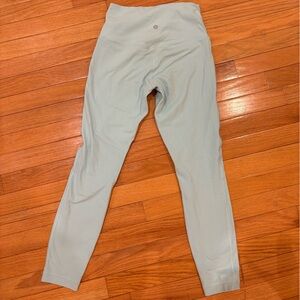 Lululemon align leggings in a frosty blue color, size 6, bought in 2023